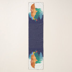 THE CELESTIAL- Chow Chow chiffon scarf