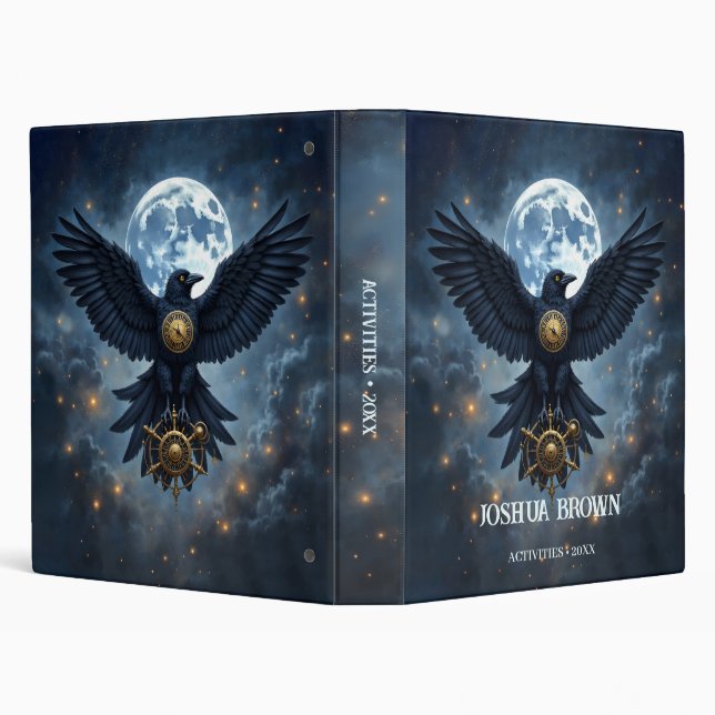 The Celestial Crow 3 Ring Binder (Background)
