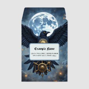 The Celestial Crow.  Envelope Mailers