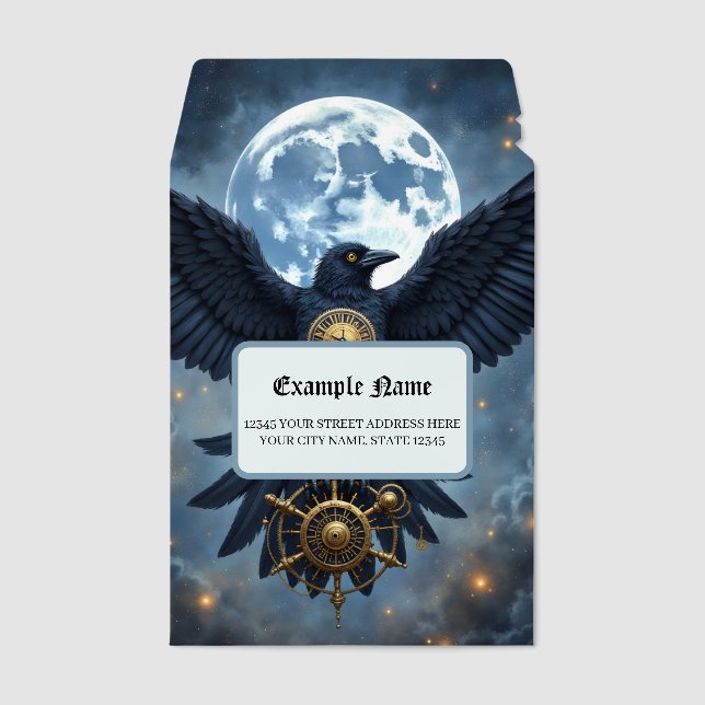 The Celestial Crow.  Envelope Mailers (Front)