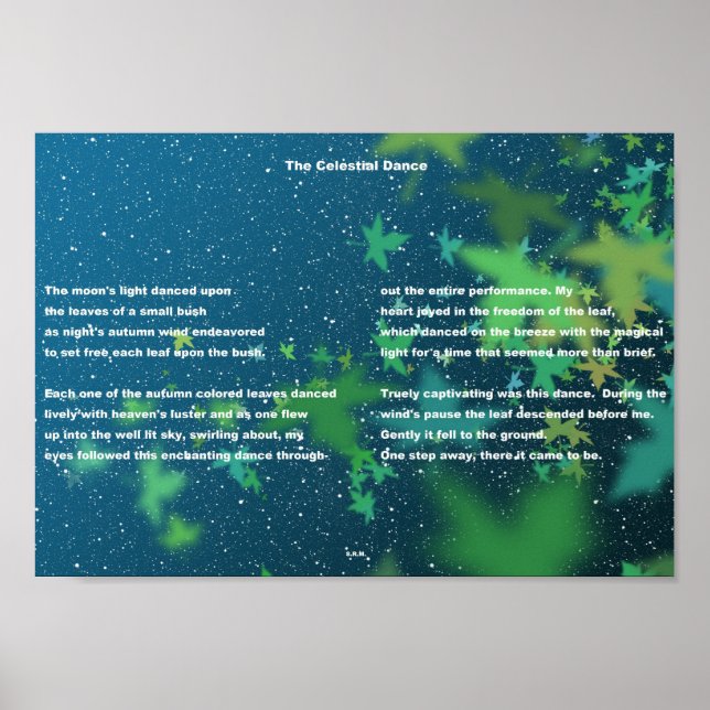 The Celestial Dance Poster (Front)