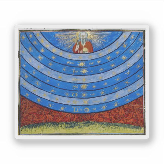 The Celestial Fields Sticker (Front)