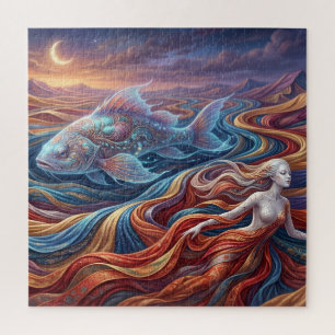 The Celestial Fish in the Silk Desert Jigsaw Puzzle