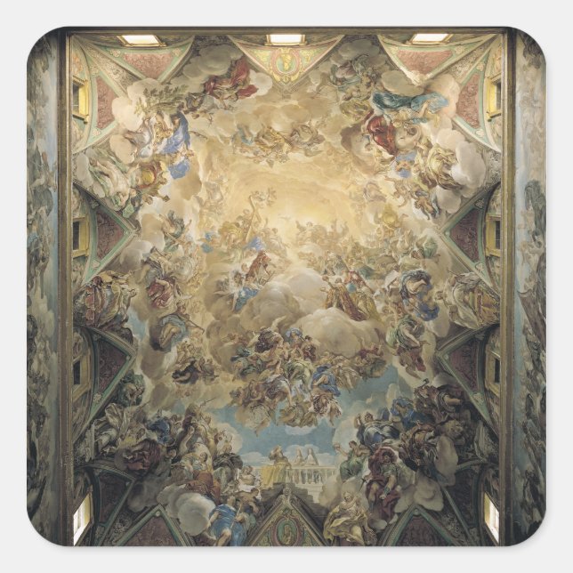 The Celestial Glory and the Triumph of Square Sticker (Front)