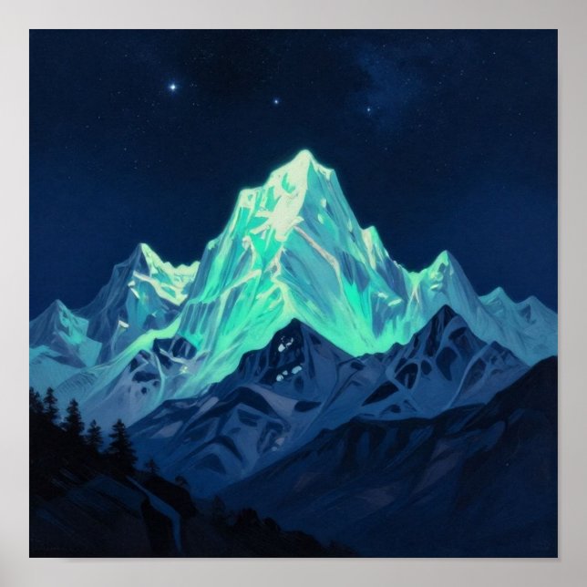 The Celestial Radiance of the Primordial Peak: A N Poster (Front)