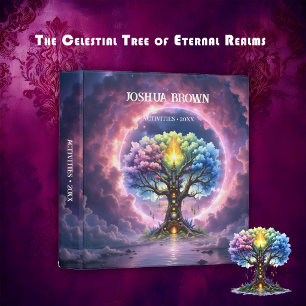 The Celestial Tree of Eternal Realms. 3 Ring Binder