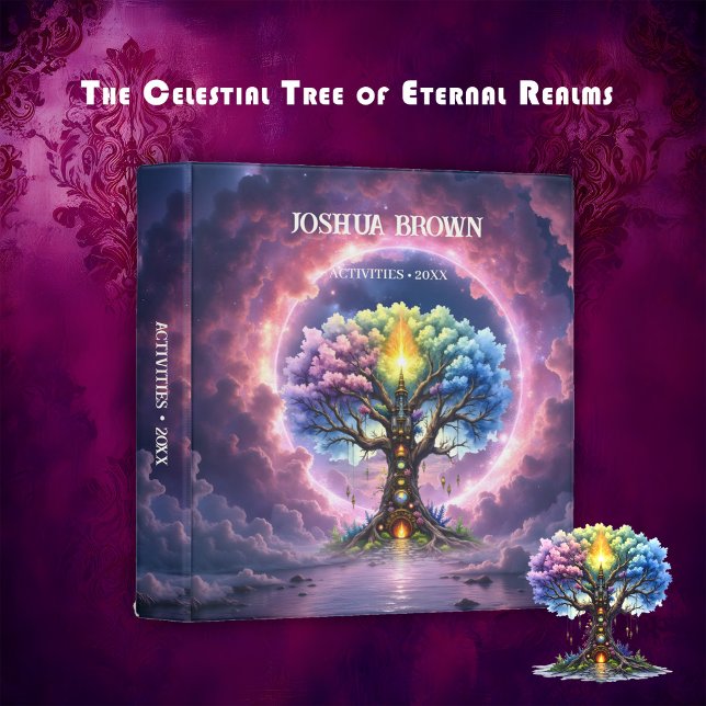 The Celestial Tree of Eternal Realms.  3 Ring Binder (Creator Uploaded)