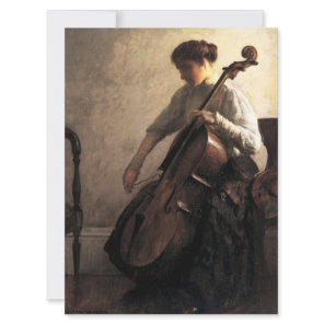 The Cellist (by Joseph DeCamp) Card