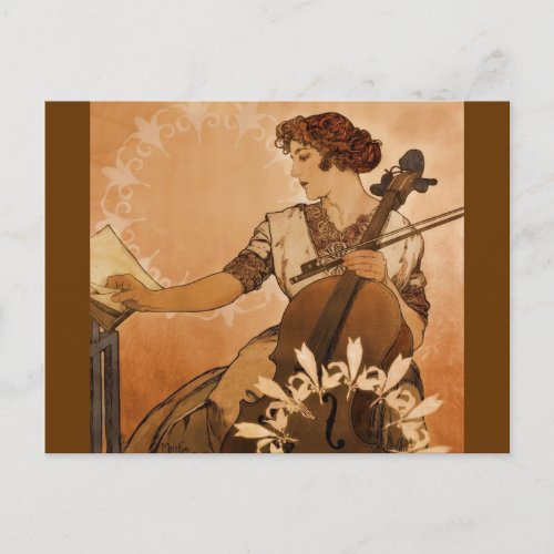 The Cellist Postcard