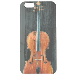 The Cello Artistic Cool Grunge Personalized Clear iPhone 6 Plus Case