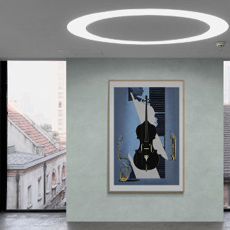 the Cello Canvas Print