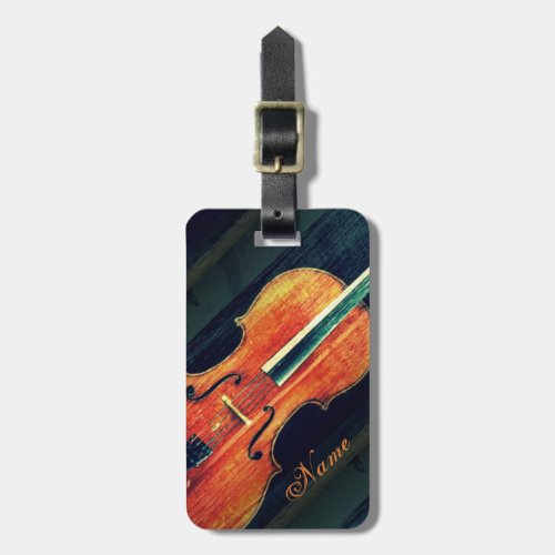 The CelloPersonalized Gifts for Cellist Luggage Tag