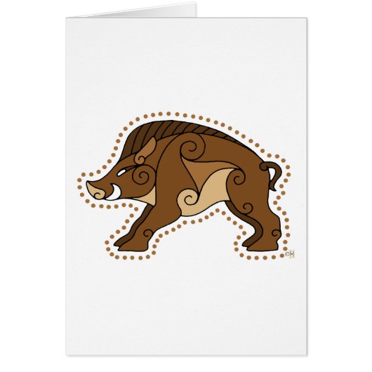 The Celtic Boar Cards (Front)