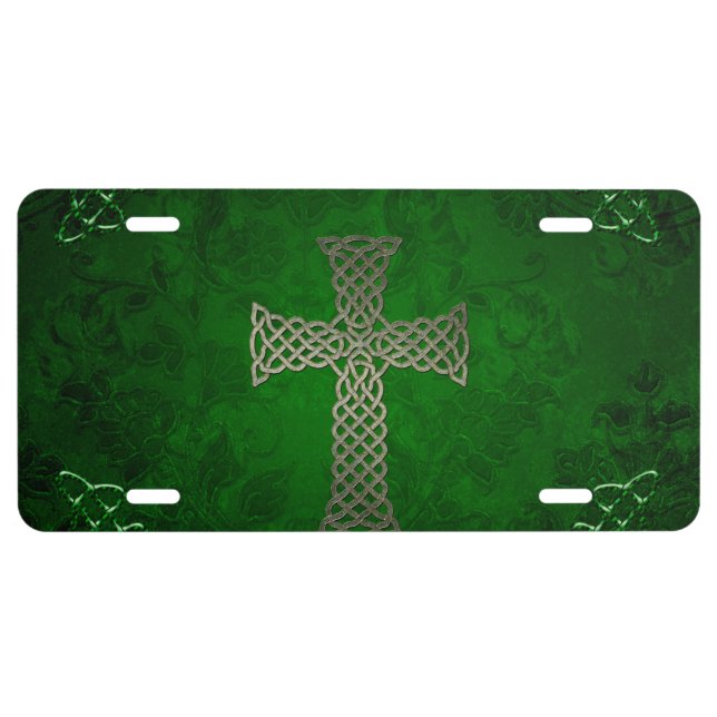 The celtic cross license plate (Front)