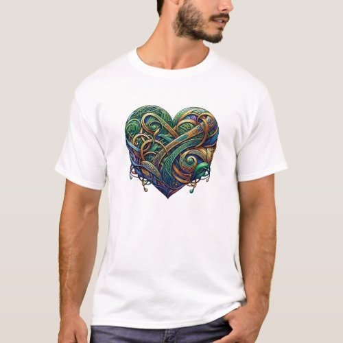 The Celtic heart T_Shirt