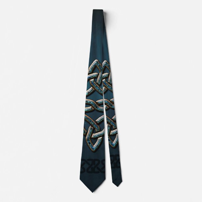The celtic knot neck tie (Front)