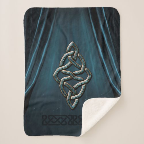 The celtic knot sherpa blanket