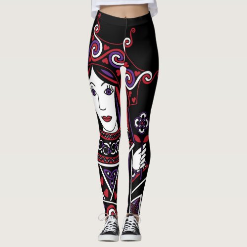 The Celtic Queen of Hearts Part I Leggings