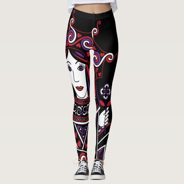 The Celtic Queen of Hearts Part I Leggings (Front)
