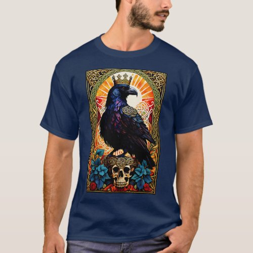 The Celtic Raven King T_Shirt