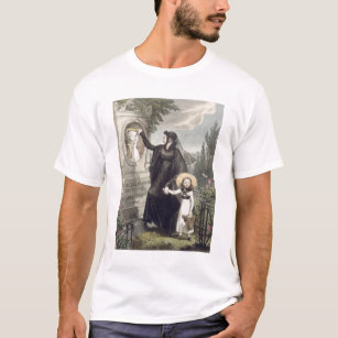 The Cemetery of Pere Lachaise, printed by Charles T-Shirt
