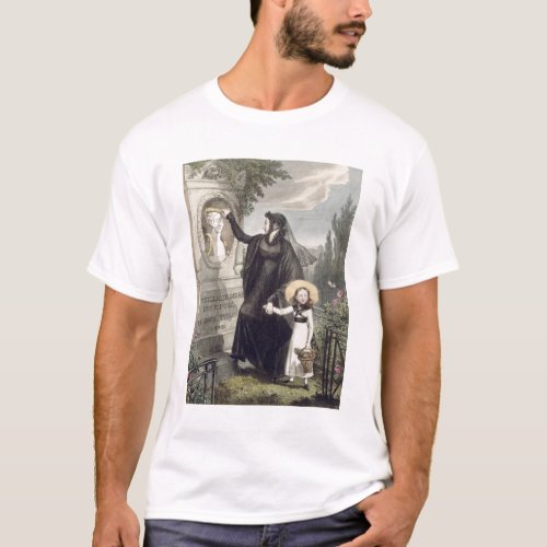 The Cemetery of Pere Lachaise printed by Charles T_Shirt