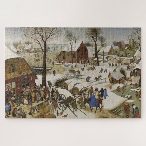 The Census at Bethlehem by Pieter Bruegel Jigsaw Puzzle