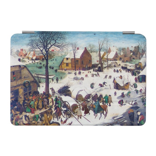The Census at Bethlehem, Pieter Bruegel iPad Mini Cover (Horizontal)