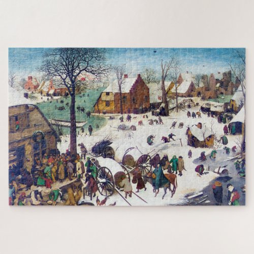 The Census at Bethlehem Pieter Bruegel Jigsaw Puzzle