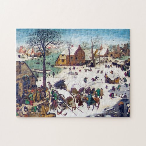 The Census at Bethlehem Pieter Bruegel Jigsaw Puzzle