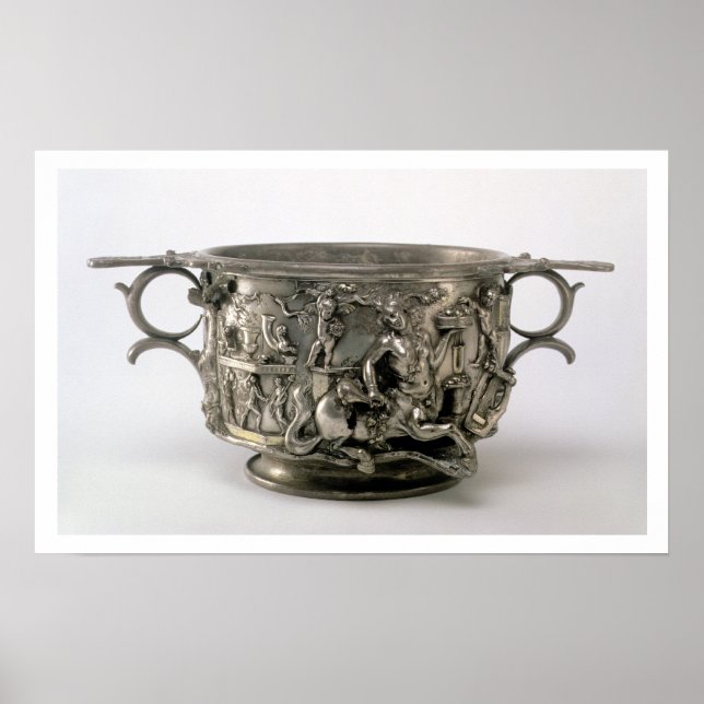 The Centaur Cup, Gallo-Roman, from the Berthouvill Poster (Front)