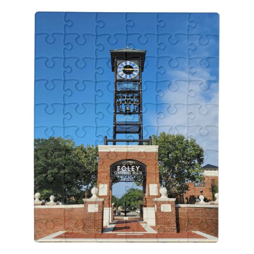 The Centennial Plaza Clock Tower Jigsaw Puzzle