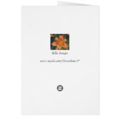 The center of my universe - card (Back)