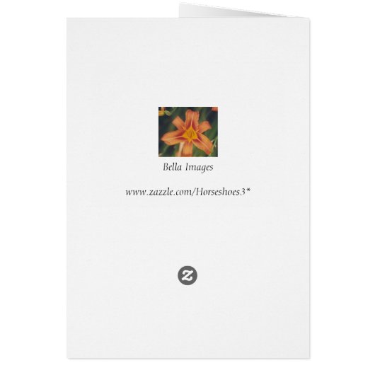 The center of my universe - card (Back)