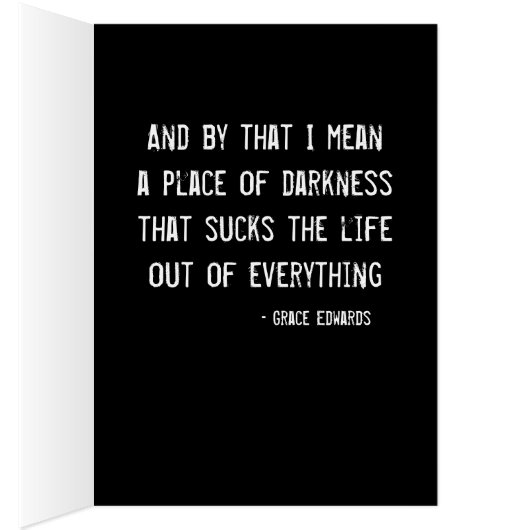 The center of my universe - card (Inside (Right))