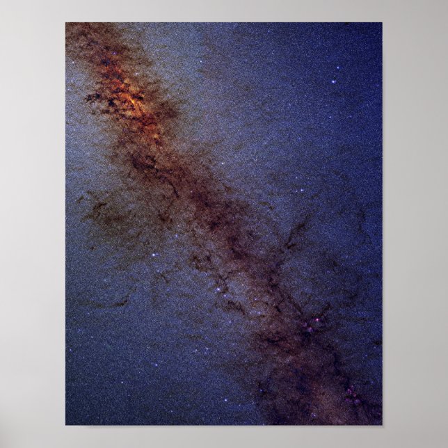 The center of our Milky Way Galaxy Poster (Front)