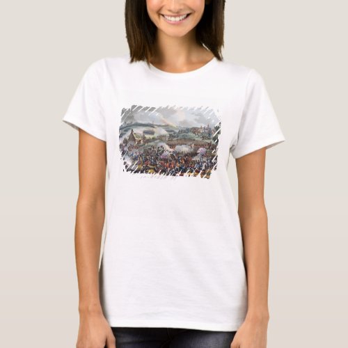 The Center of the British Army in Action at the Ba T_Shirt