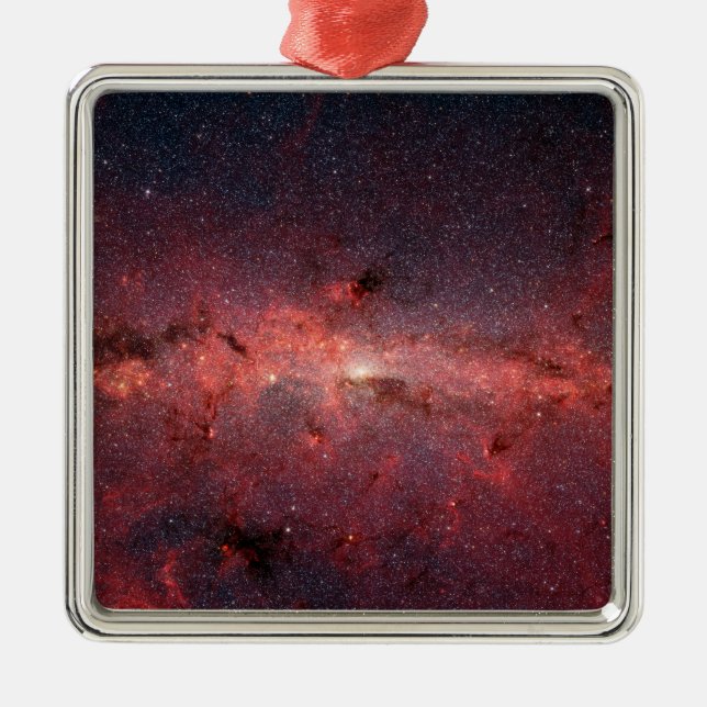 The center of the Milky Way Galaxy Metal Ornament (Front)