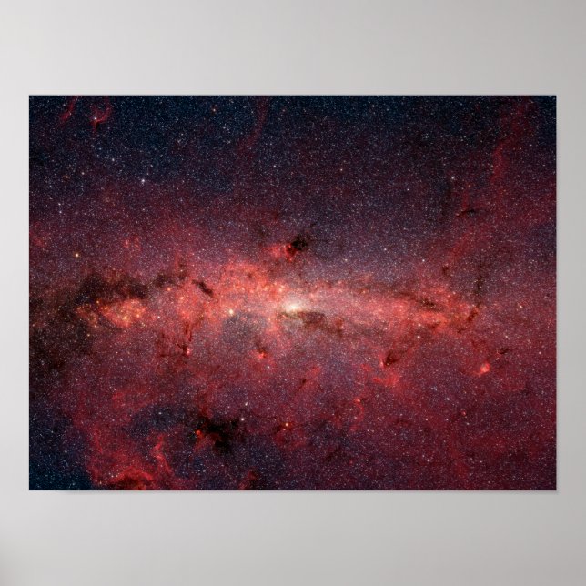 The center of the Milky Way Galaxy Poster (Front)