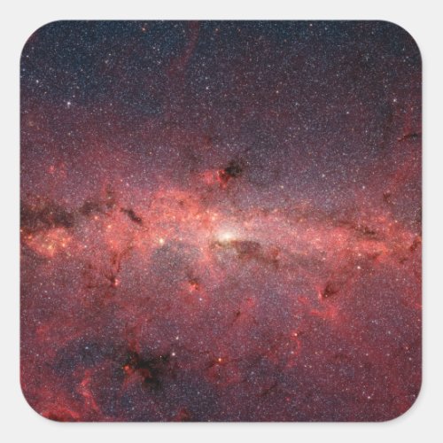 The center of the Milky Way Galaxy Square Sticker