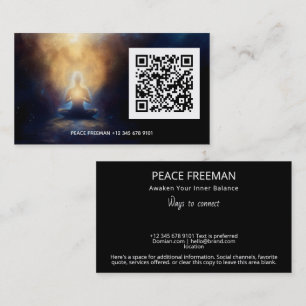 The Center Within Mindful Stillness Business Card
