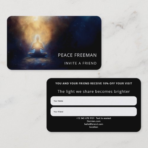The Center Within | Mindful Stillness Business Card