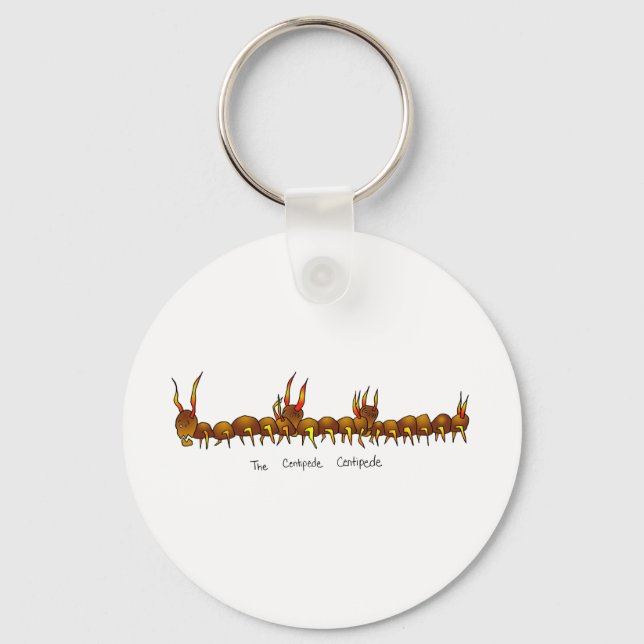 The Centipede Centipede Keychain (Front)