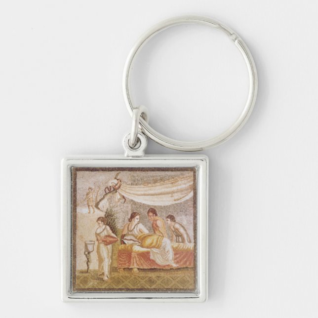 The Centocelle Mosaic Keychain (Front)