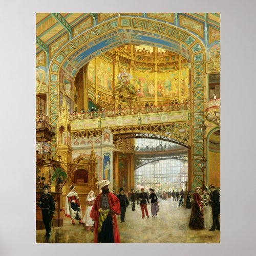 The Central Dome of the Universal Exhibition Poster