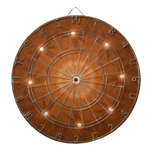 The Central Fire Flower Abstract Dart Board