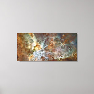 The central region of the Carina Nebula Canvas Print