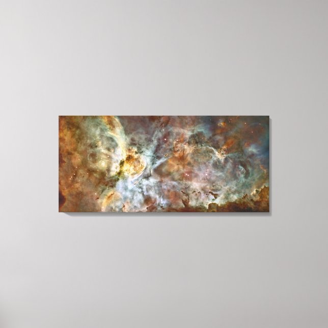 The central region of the Carina Nebula Canvas Print (Front)