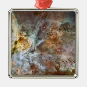 The central region of the Carina Nebula Metal Ornament