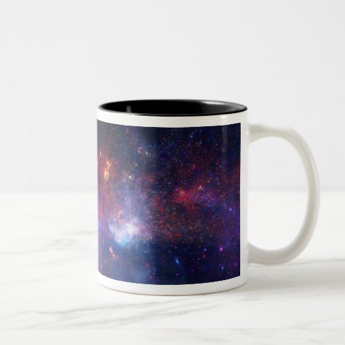 The central region of the Milky Way galaxy Two_Tone Coffee Mug